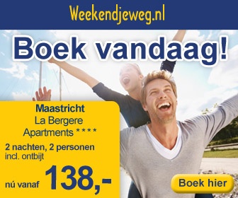 Weekendjeweg - La Bergere Apartments 4* vanaf 138,-.