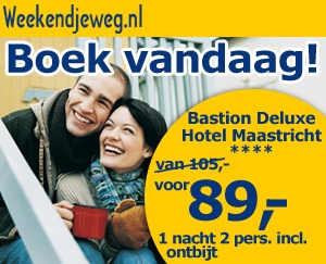 Weekendjeweg - Maastricht, Bastion Deluxe Hotel Maastricht 4* Vanaf 89,00. Weekendjeweg - Maastricht, Bastion Deluxe Hotel Maastricht 4* Vanaf 89,00.