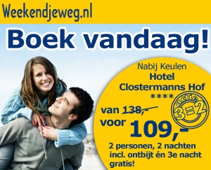 Weekendjeweg - Maastricht, Beaumont Maastricht 4* Vanaf 179,00.