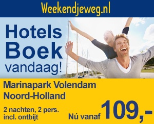 Weekendjeweg - Marinapark Volendam 0* vanaf 109,-. Weekendjeweg - Marinapark Volendam 0* vanaf 109,-.