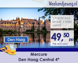 Weekendjeweg - Mercure Den Haag Central 4* vanaf 99,-.