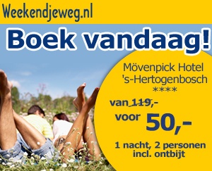 Weekendjeweg - Movenpick Hotel 's-Hertogenbosch 4* vanaf 50,-. Weekendjeweg - Movenpick Hotel 's-Hertogenbosch 4* vanaf 50,-.