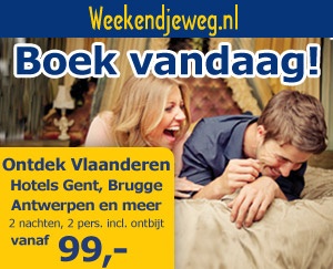 Weekendjeweg - Mystery Hotel Brugge en omgeving 0* vanaf 99,-.