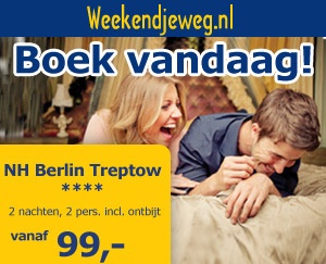 Weekendjeweg - NH Berlin Treptow 4* vanaf 99,-. Weekendjeweg - NH Berlin Treptow 4* vanaf 99,-.