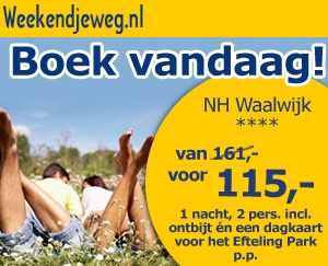 Weekendjeweg - NH Waalwijk 4* vanaf 115,-. Weekendjeweg - NH Waalwijk 4* vanaf 115,-.