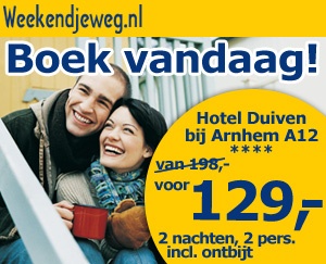 Weekendjeweg - Omgeving Arnhem, Hotel Duiven Bij Arnhem A12 4* Vanaf 129,00.