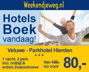 Weekendjeweg - Parkhotel Hierden 3* vanaf 79,50.