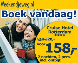 Weekendjeweg - Rotterdam, Cruise Hotel 4* Vanaf 158,00.