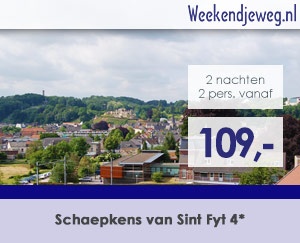Weekendjeweg - Schaepkens van Sint Fyt 4* vanaf 109,-.