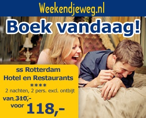 Weekendjeweg - ss Rotterdam Hotel en Restaurants 4* vanaf 118,-.