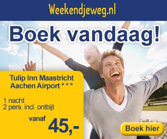 Weekendjeweg - Tulip Inn Maastricht Aachen Airport 3* vanaf 39,-. Weekendjeweg - Tulip Inn Maastricht Aachen Airport 3* vanaf 39,-.