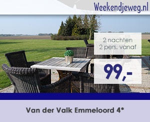 Weekendjeweg - Van der Valk Emmeloord 4* vanaf 99,-.