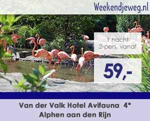 Weekendjeweg - Van der Valk Hotel Avifauna 4* vanaf 59,-.