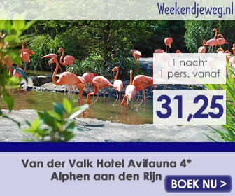Weekendjeweg - Van der Valk Hotel Avifauna 4* vanaf 62,50.