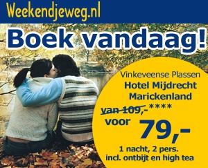 Weekendjeweg - Van der Valk Hotel Brugge-Oostkamp 4* vanaf 149,-.