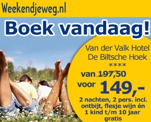 Weekendjeweg - Van der Valk hotel de Biltsche Hoek 4* vanaf 149,-. Weekendjeweg - Van der Valk hotel de Biltsche Hoek 4* vanaf 149,-.