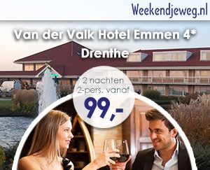 Weekendjeweg - Van der Valk Hotel Emmen 4* vanaf 99,-.