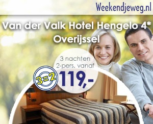 Weekendjeweg - Van der Valk Hotel Hengelo 4* vanaf 119,-.