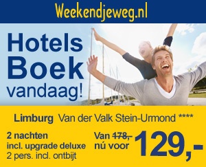 Weekendjeweg - Van der Valk Hotel Stein-Urmond 4* vanaf 129,-.