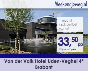 Weekendjeweg - Van der Valk Hotel Uden-Veghel 4* vanaf 67,-. Weekendjeweg - Van der Valk Hotel Uden-Veghel 4* vanaf 67,-.