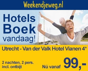 Weekendjeweg - Van der Valk Hotel Vianen 4* vanaf 130,-.