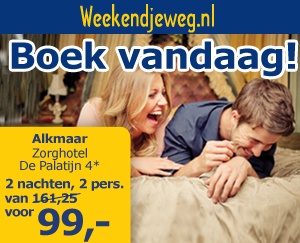 Weekendjeweg - Zorghotel De Palatijn 4* vanaf 99,-.