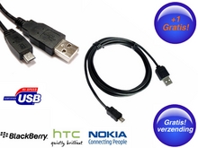 Week op Week - 2 stuks Micro USB datakabel (USB 2.0) Nu: 9,95 en gratis verzending
